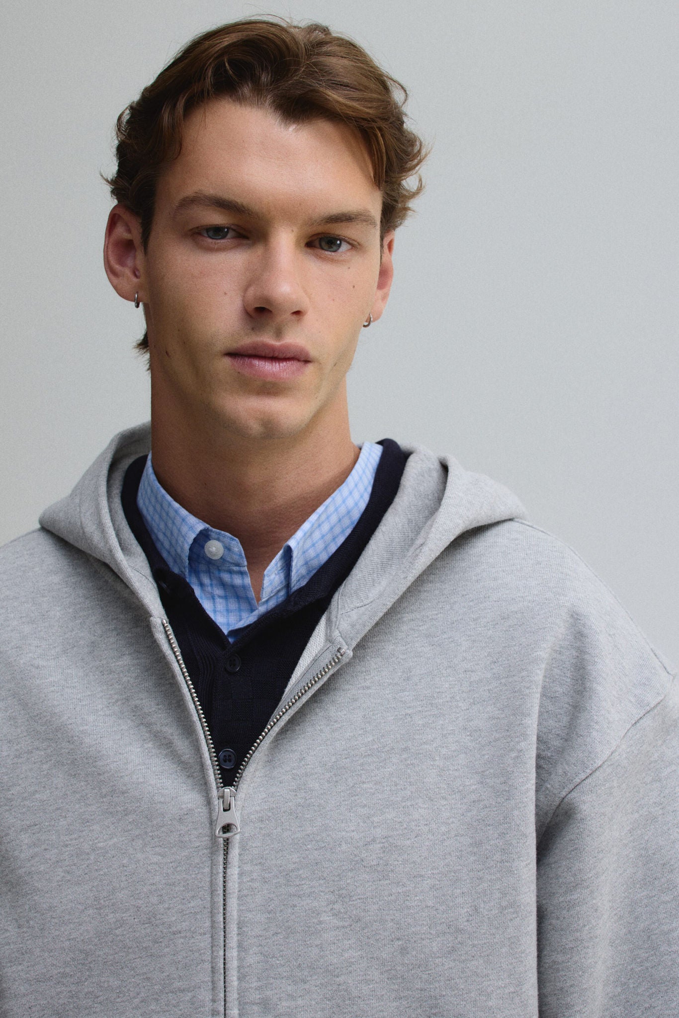 Loose Fit Boxy-style Zip-through Hoodie | H&M Qatar
