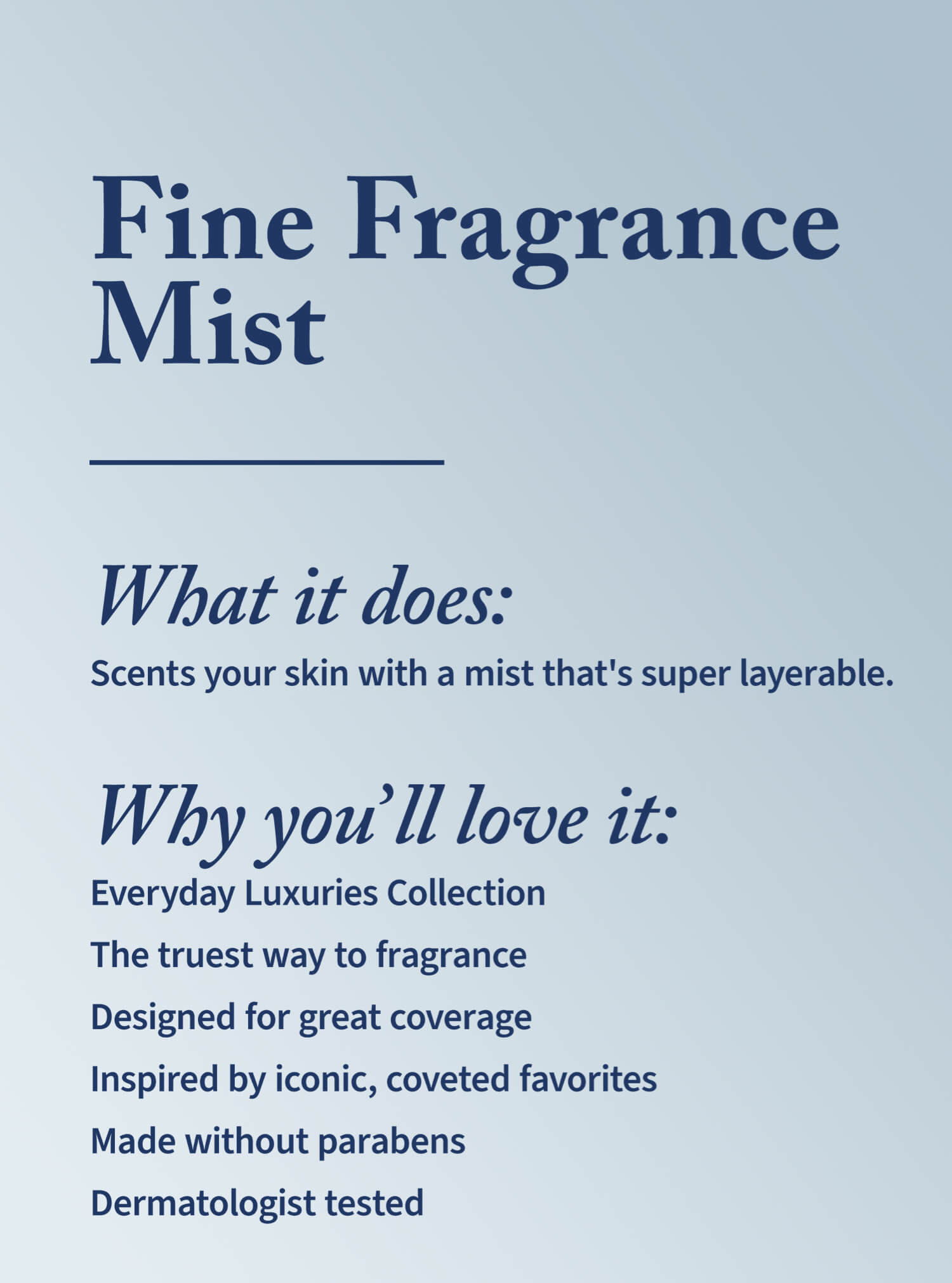 Into the Night Fine Fragrance Mist — مصغرة 3