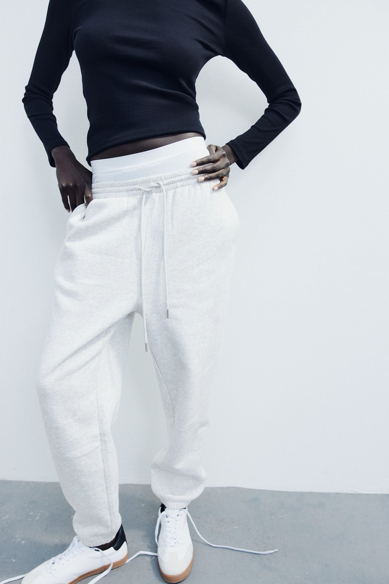 Cotton blend sweatpants