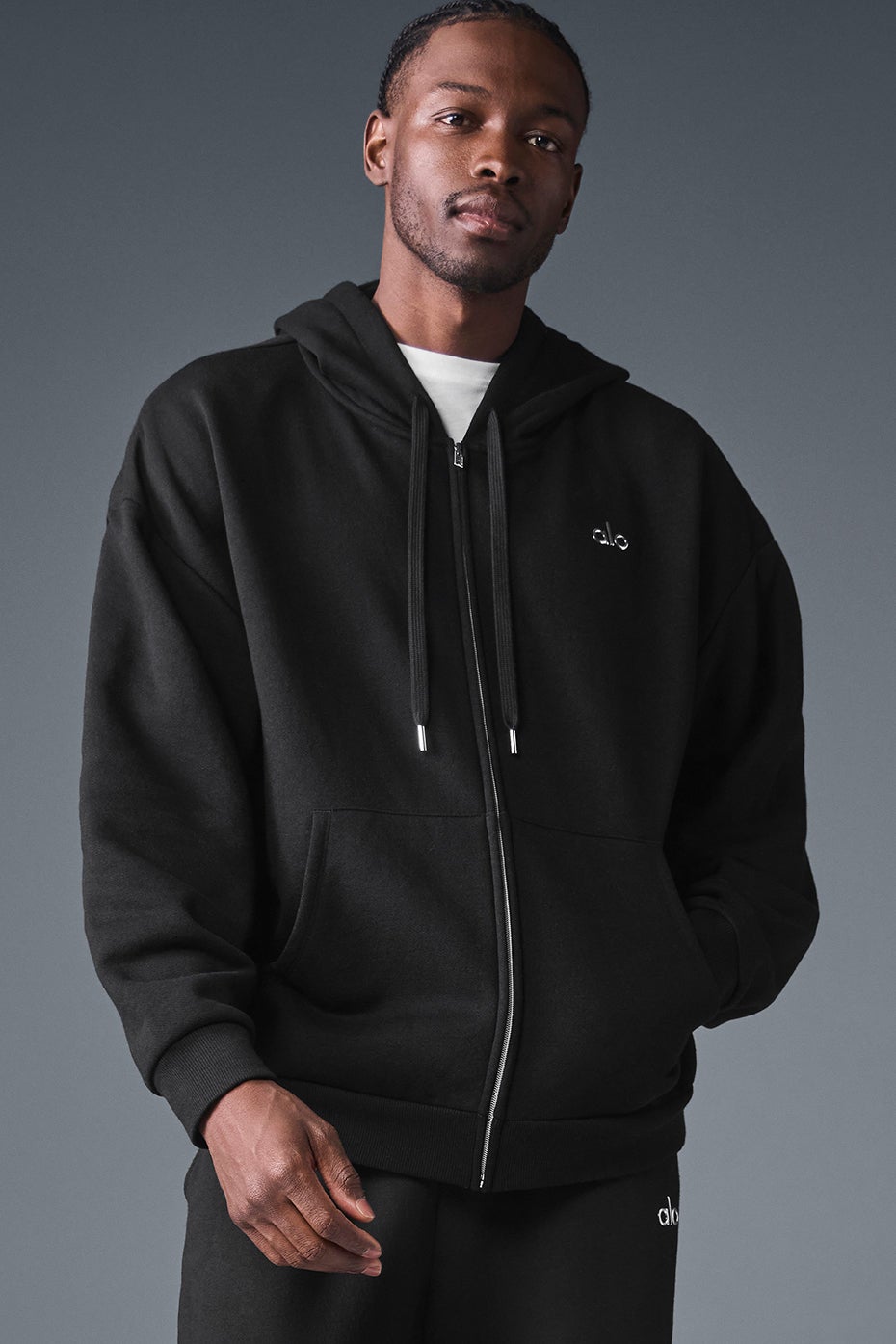 Buy Accolade Full Zip Hoodie online | Alo Yoga Qatar