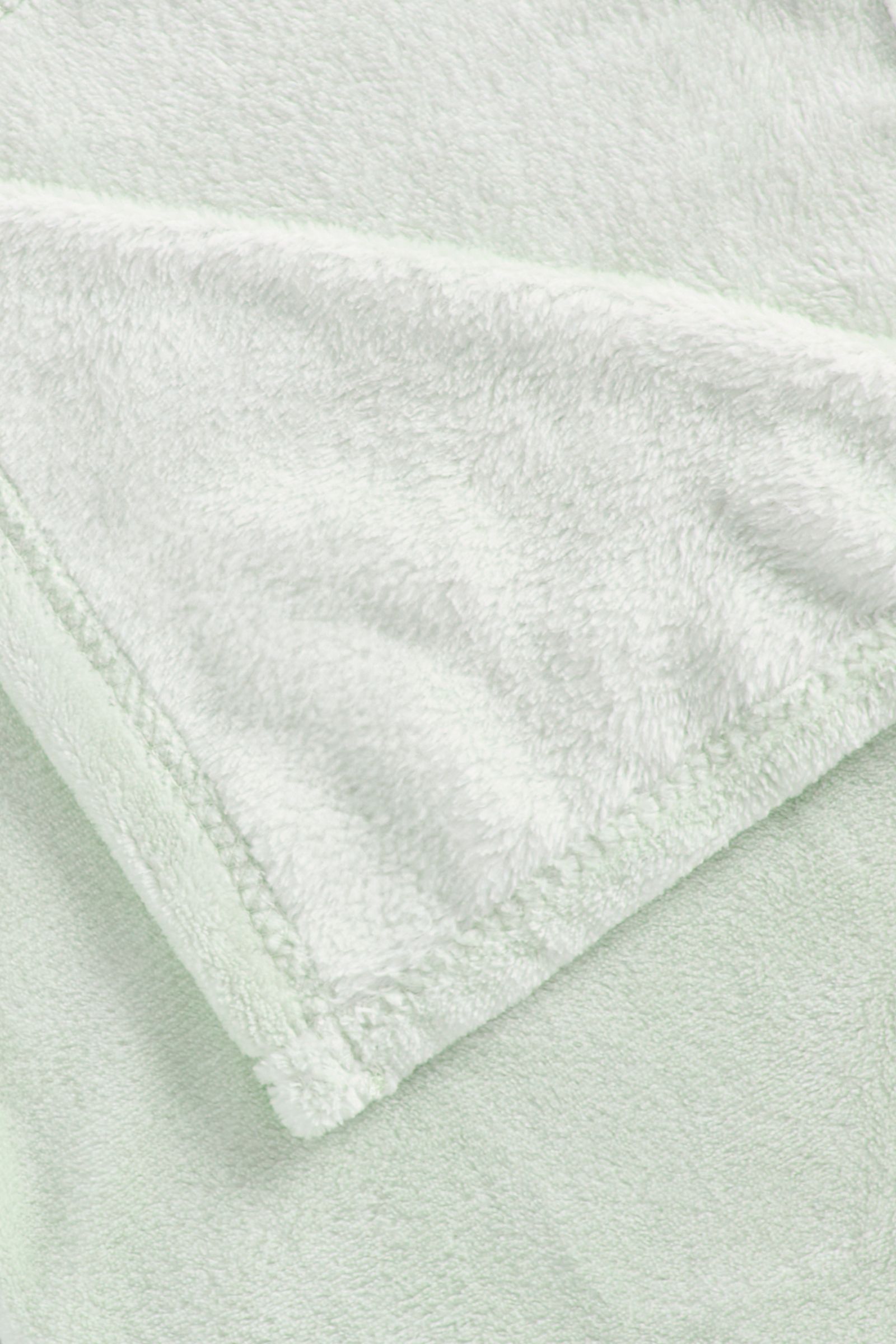 Mothercare Green Fleece Blanket (Cot Bed)