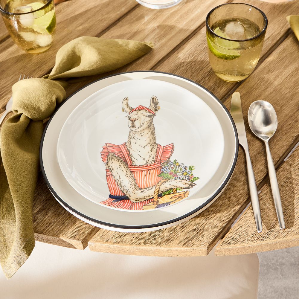 Dapper Animal Plates West Elm Dishware Dapper Animal Preppy