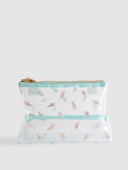 Printed Fold Out Wash Bag