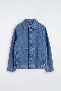 MINIMAL DENIM JACKET — Blue light 8