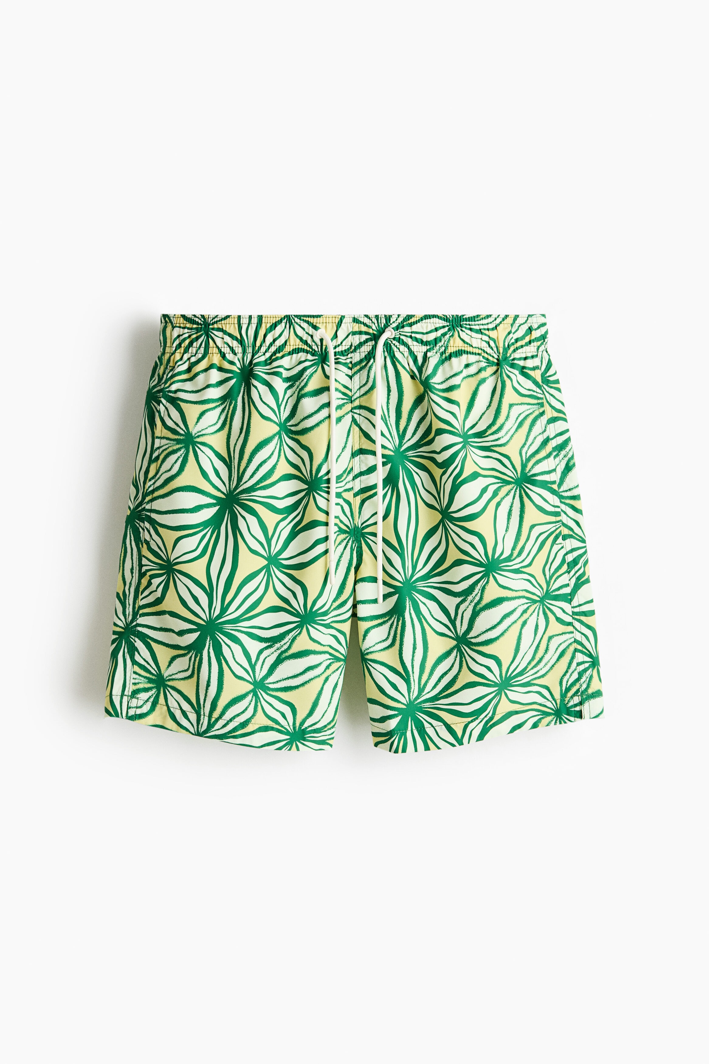 Patterned swim shorts