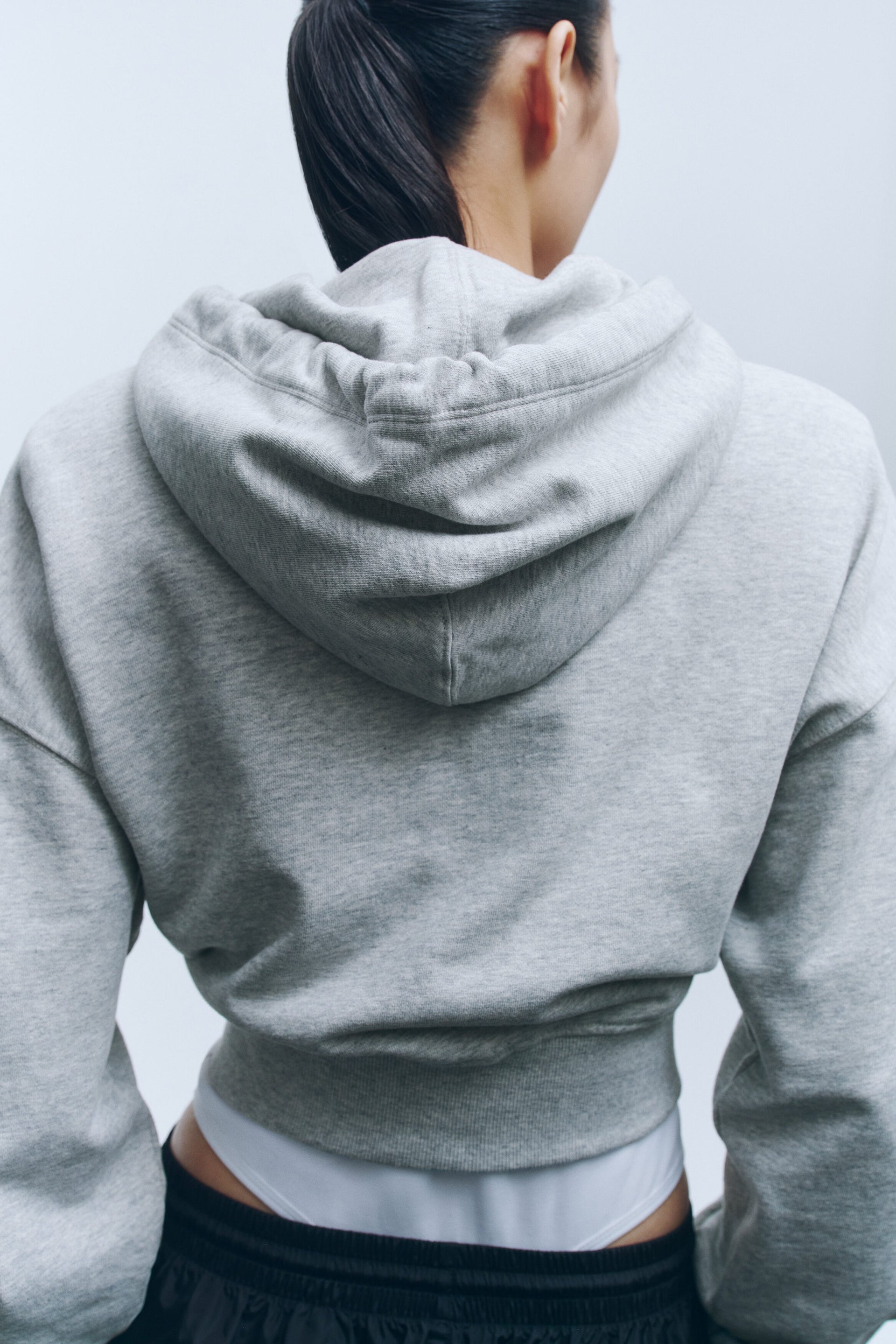 Cropped hoodie
