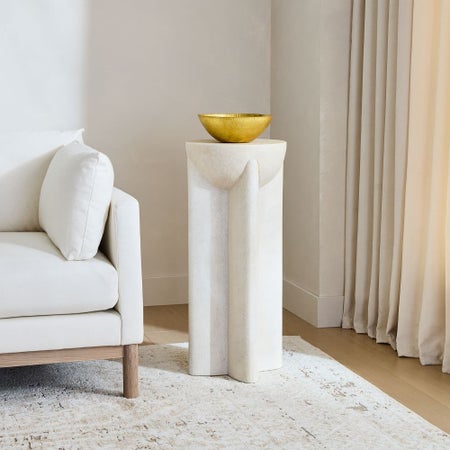 Monti Pedestal Side Table (14")