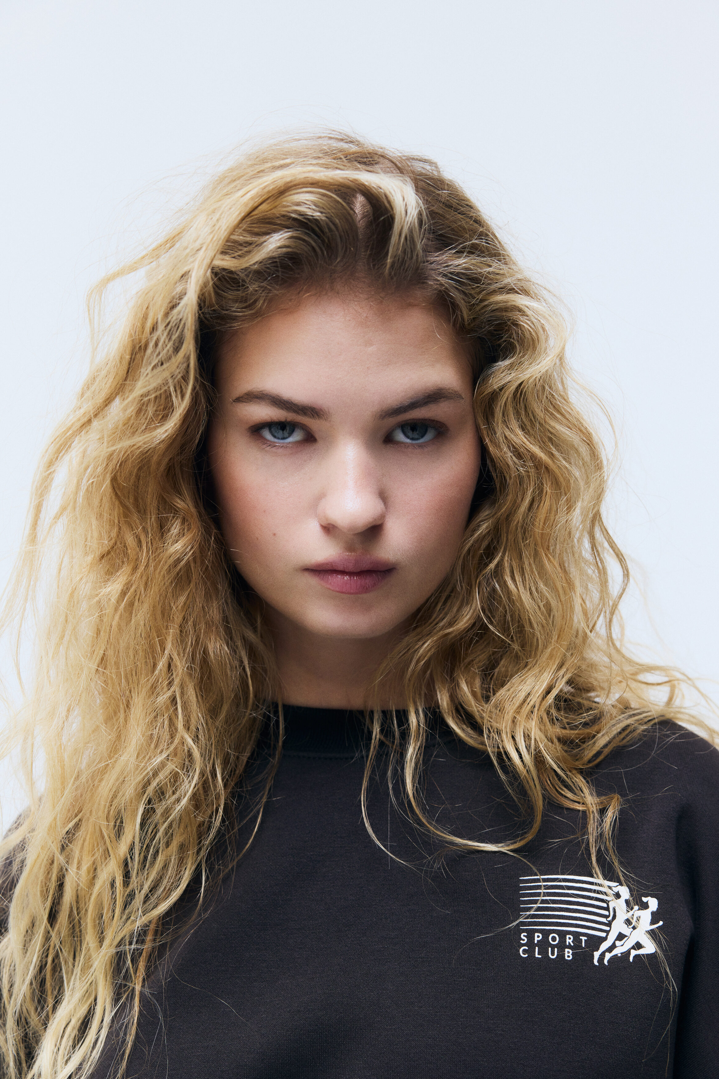Print-motif sweatshirt