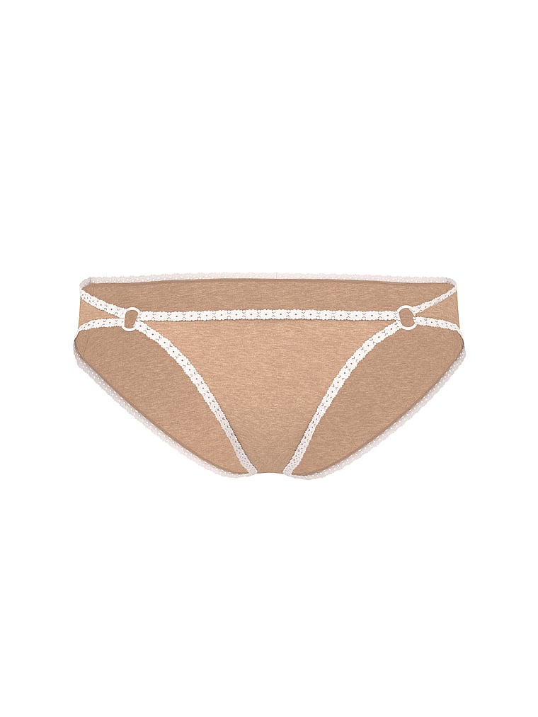 Cotton Lace-Trim Cheeky Panty