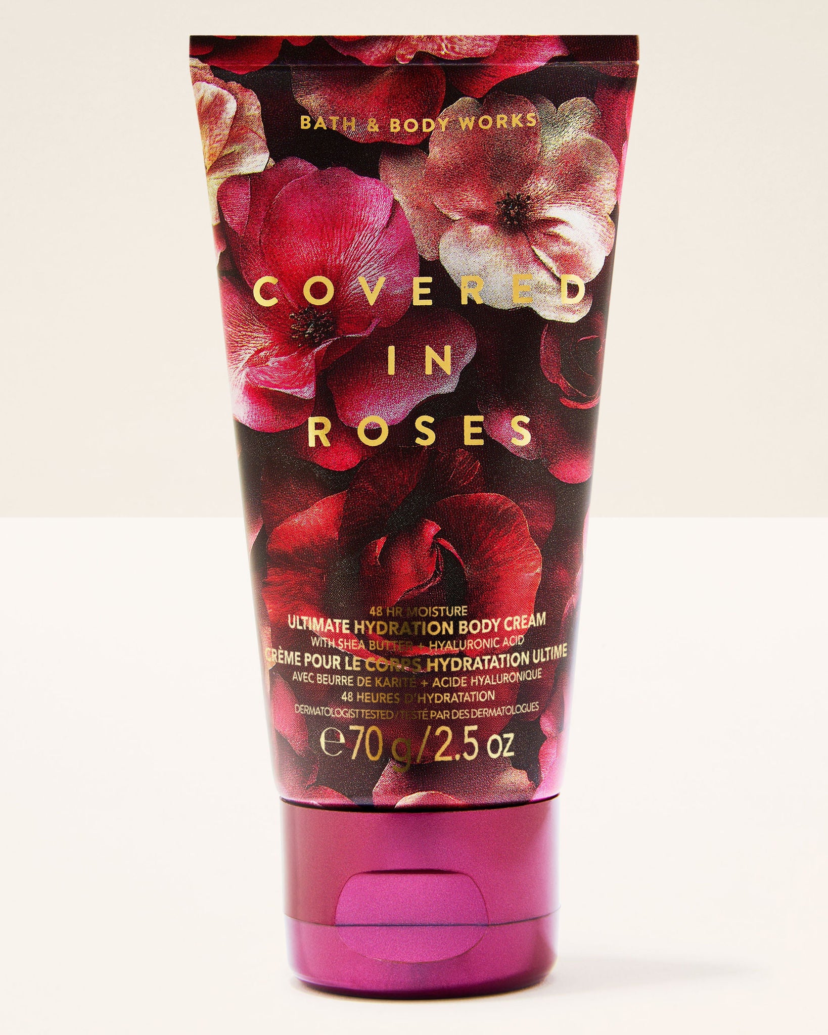 Bath & Body Works Covered In Roses Travel Size Ultimate Hydration Body Cream