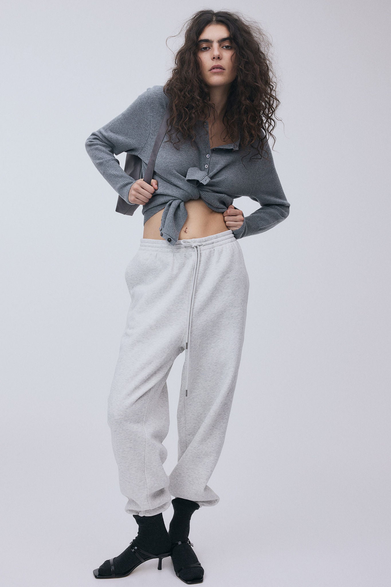 Cotton blend sweatpants