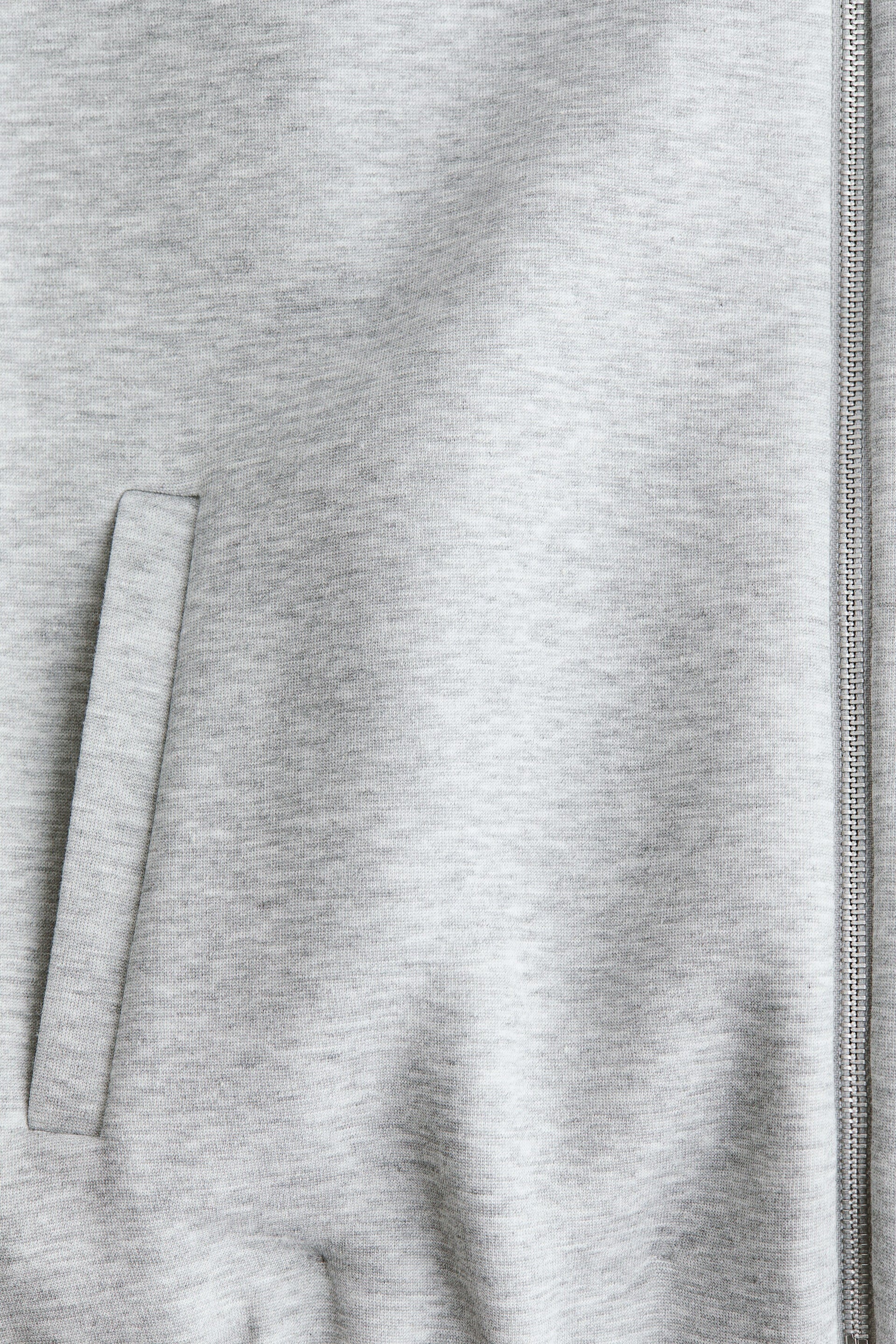 Scuba zip-through sweatshirt