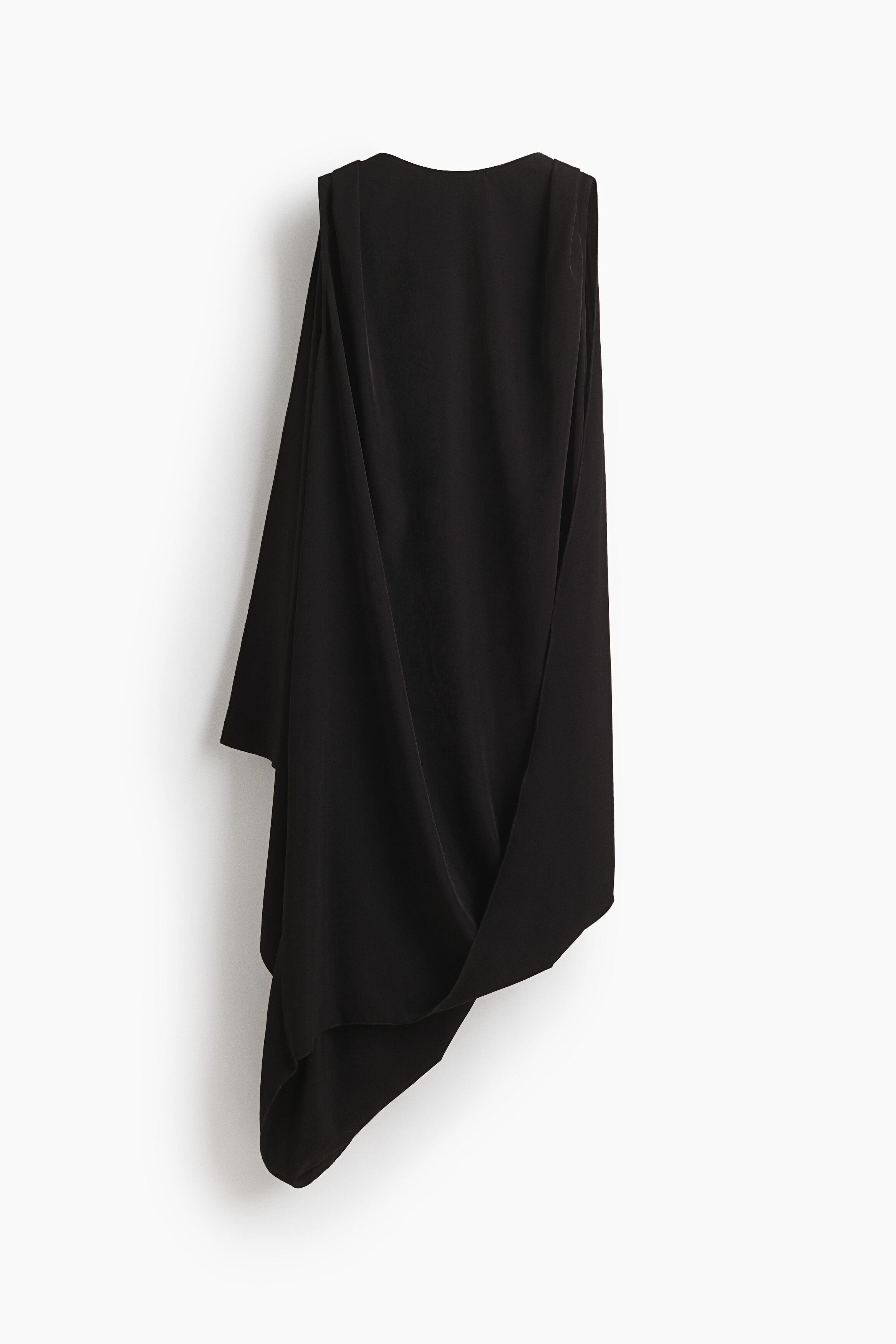 Draped midi dress