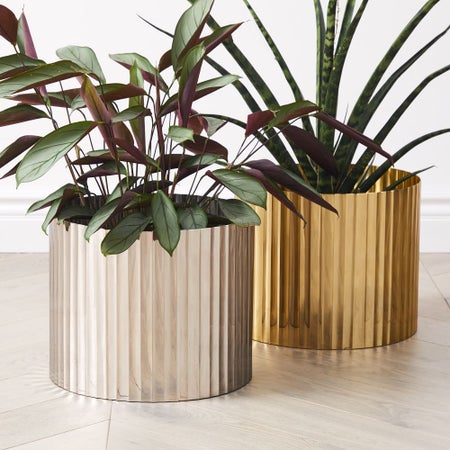 Pure Foundations Metal Planters