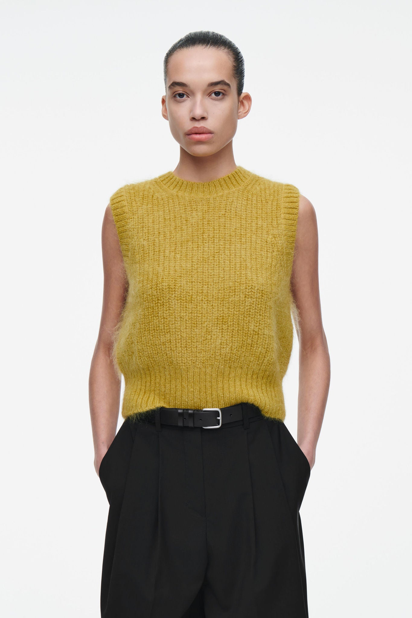 TAKUYA∞着用 Mohair knit vest Mohair Knit Vest | COS UAE