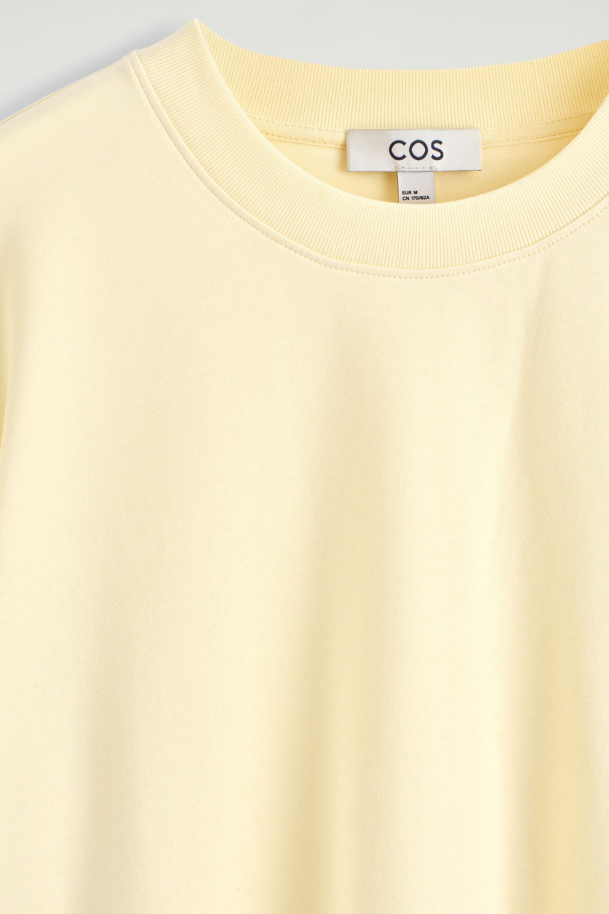 OVERSIZED T-SHIRT — Yellow dusty light