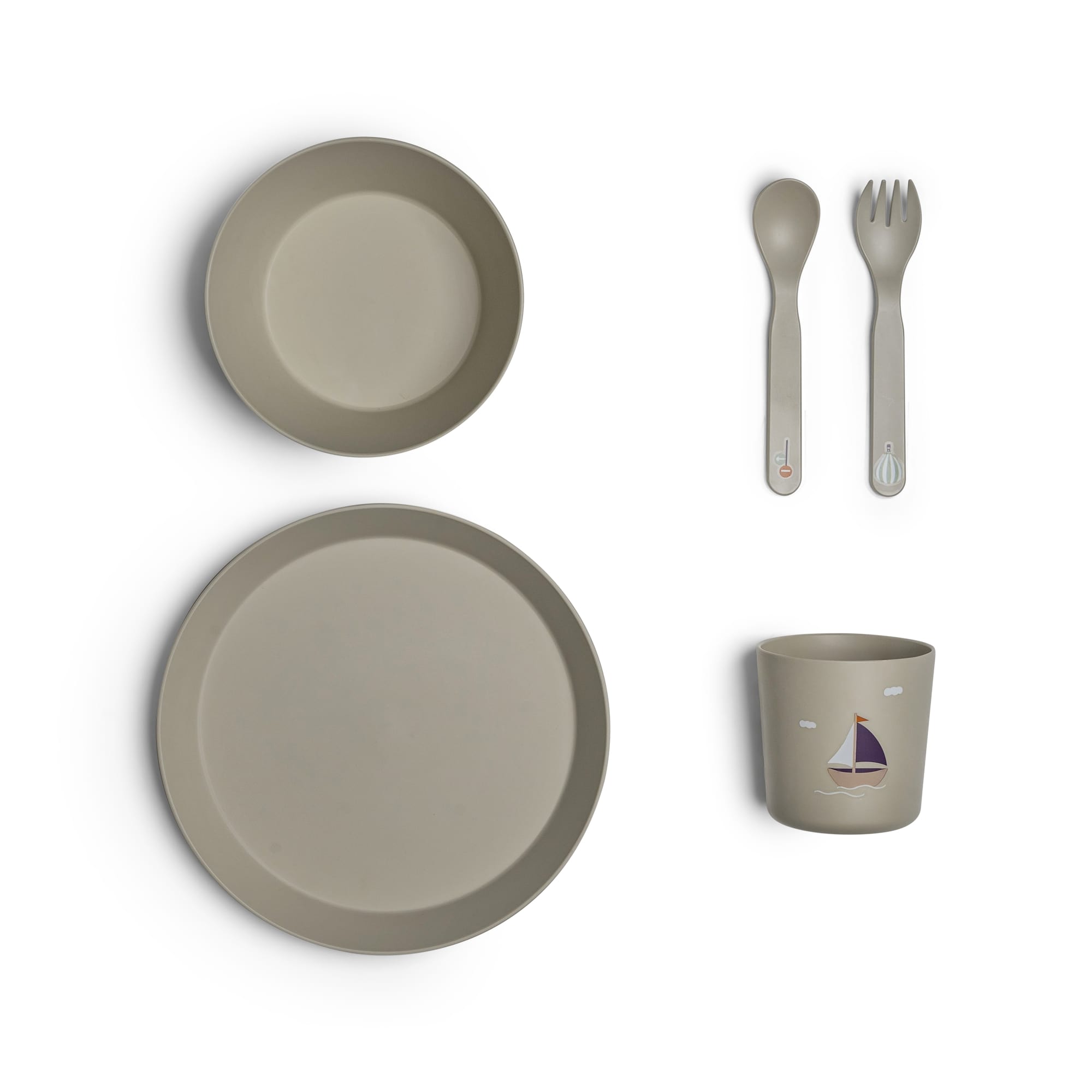 Citron Bio Based Tableware Set Vehicles