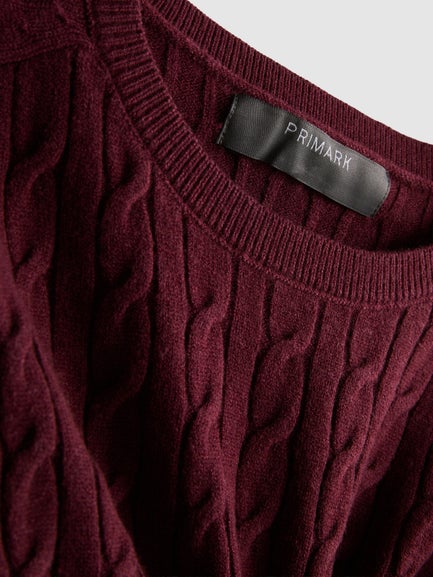 Cable Knit Crew Neck Jumper
