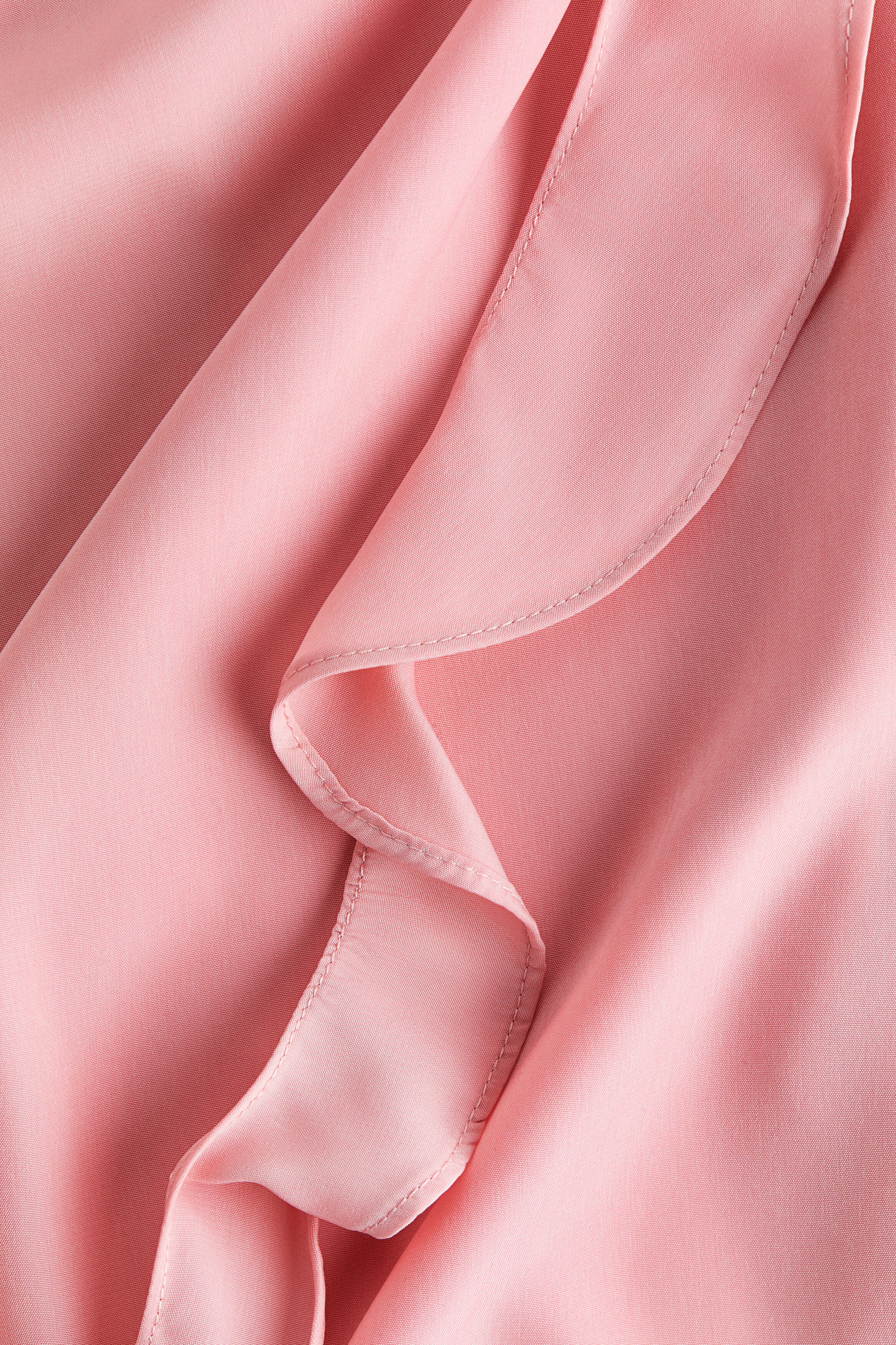 Draped-panel dress