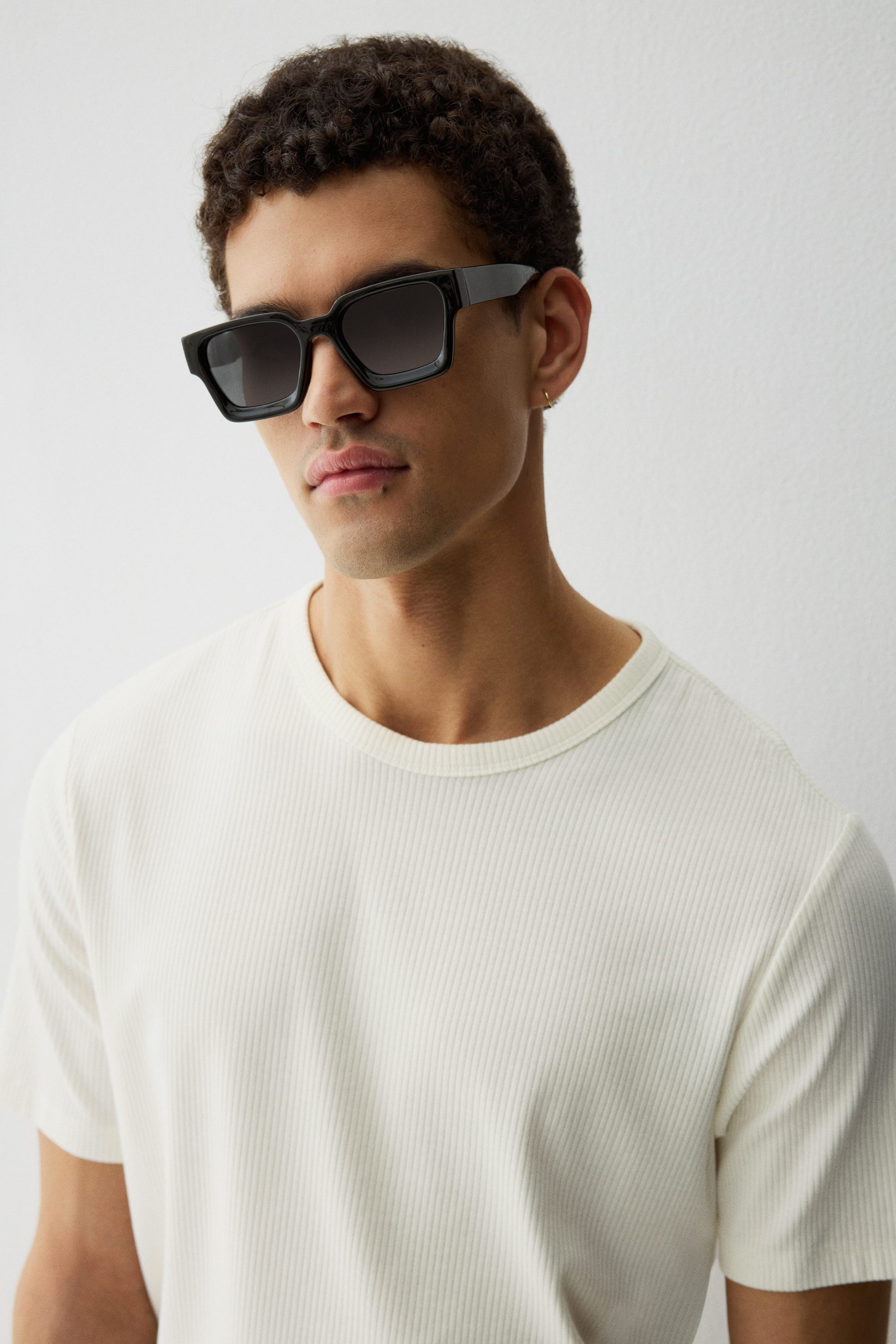 Slim Fit Ribbed T-shirt