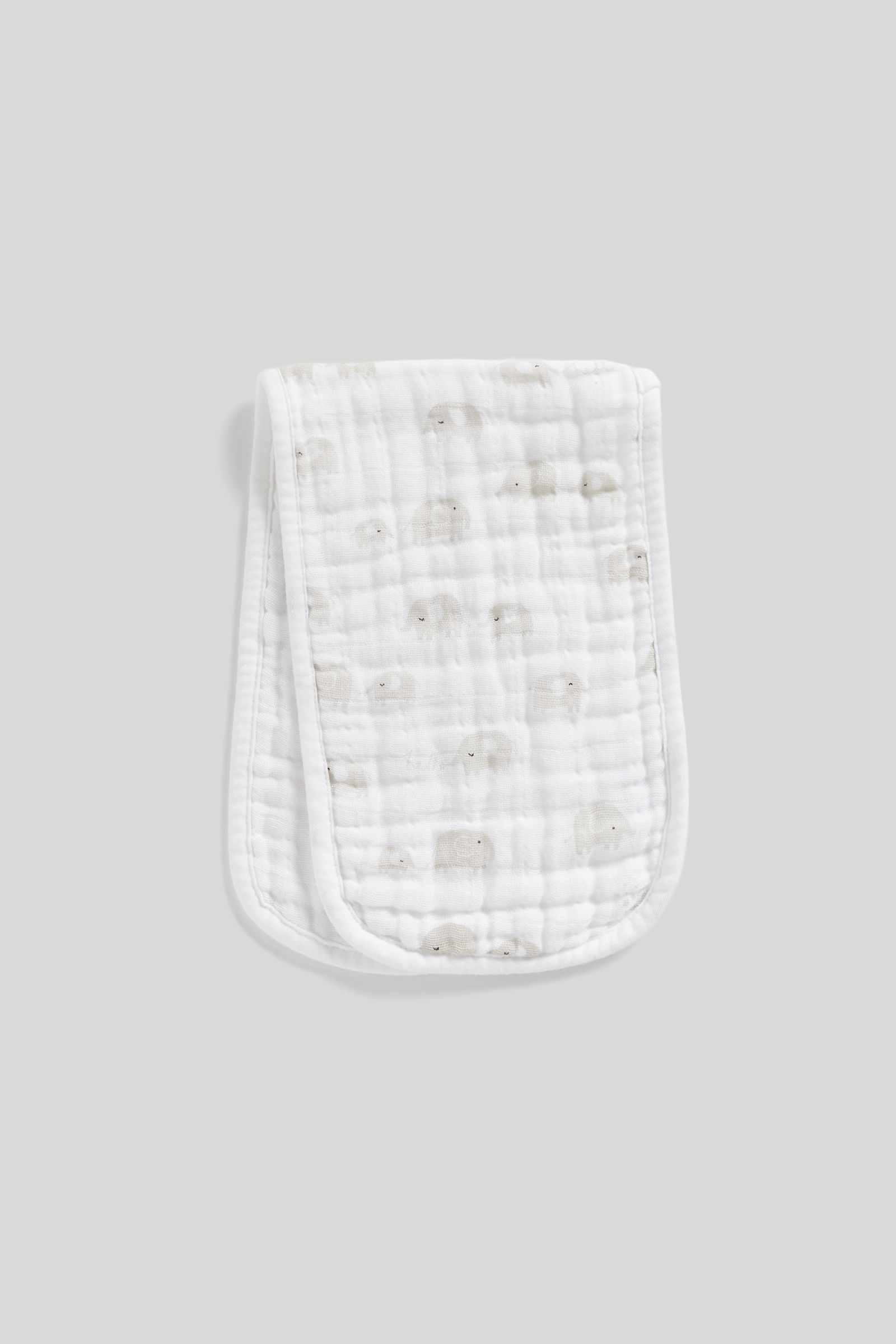 3 Pack Mothercare Elephant Burp Cloths
