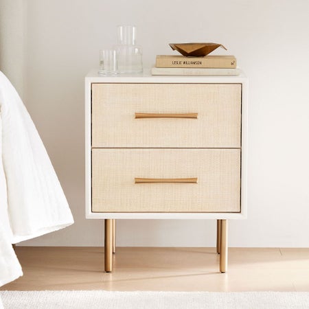 Margot Raffia Nightstand