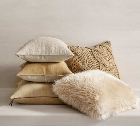 Straw Tonal Palette Pillow Collection