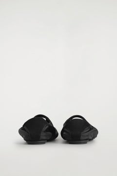 SUEDE-NYLON MARY-JANE TRAINERS — Black dark 9