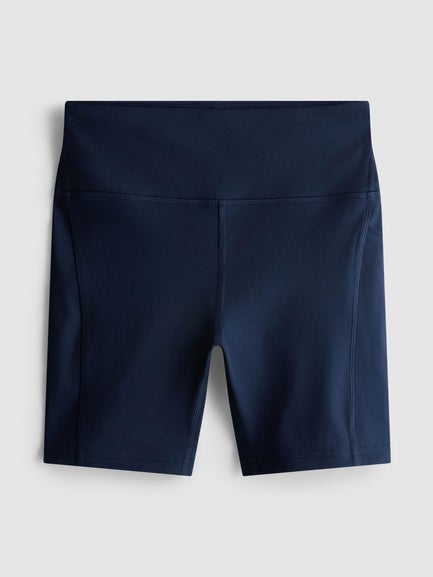 Mid Rise Active Yoga Shorts