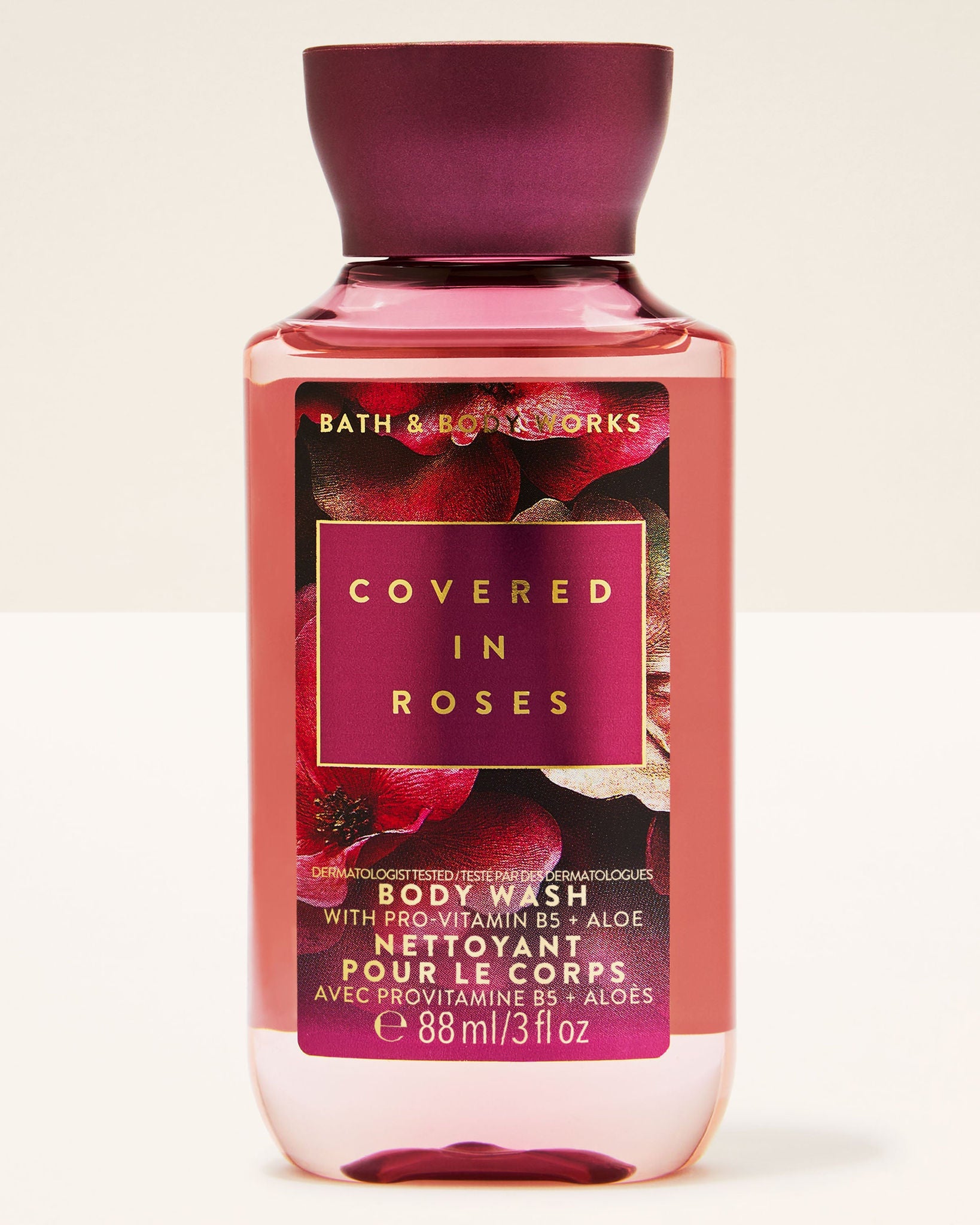 Bath & Body Works Covered In Roses Travel Size Body Wash