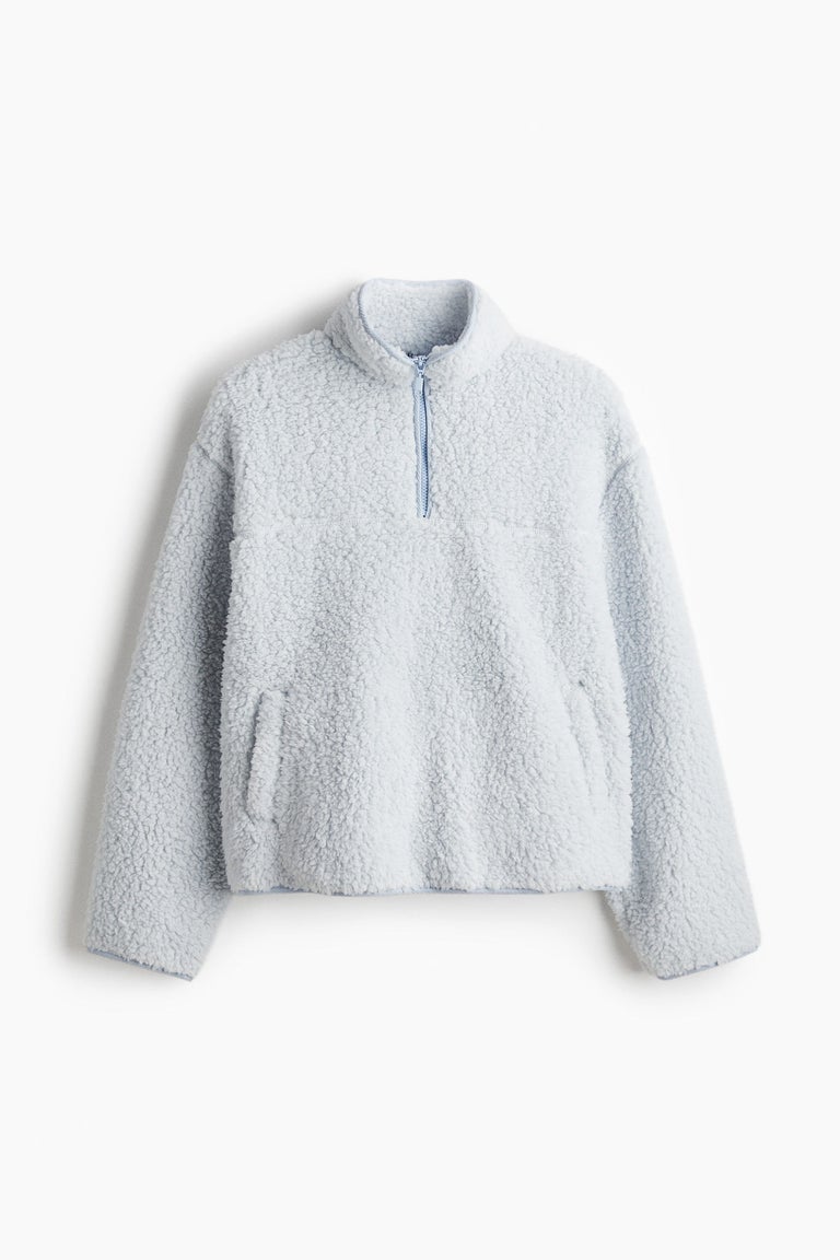 Zip-top teddy sweatshirt