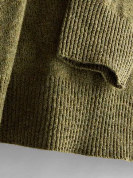 Knitted V-Neck Jumper