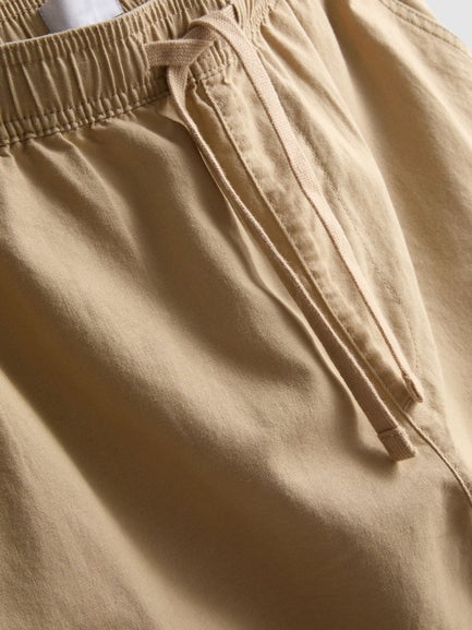 Linen Blend Cargo Shorts