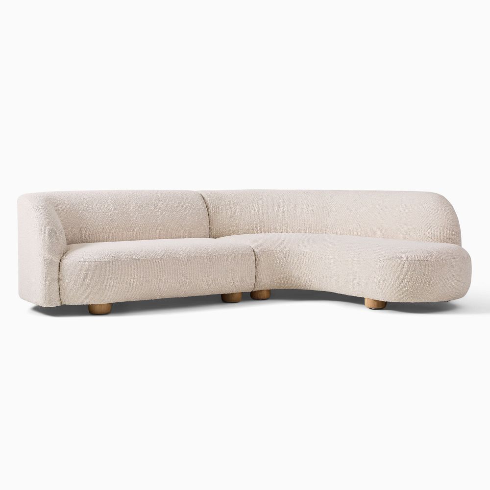 Laurent 2-Piece Wedge Chaise Sectional (111.5")