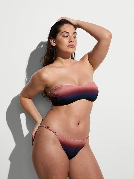 Archives Sunset Ombré Strapless Bandeau Bikini Top