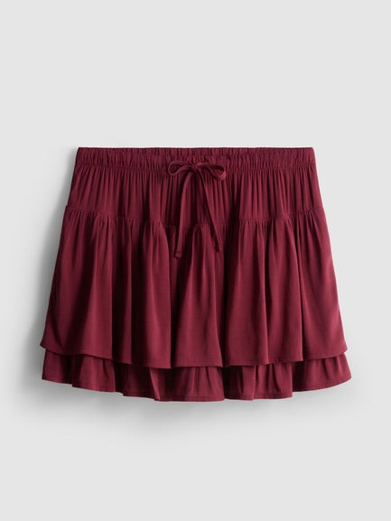 Drawstring Rara Mini Skirt
