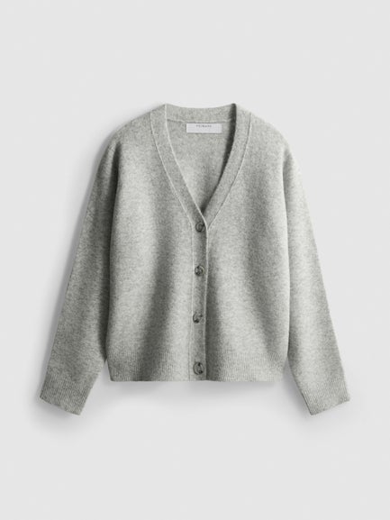 Wool Blend Boyfriend Cardigan