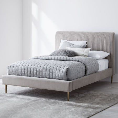 Roar & Rabbit™ Pleated Upholstered Bed
