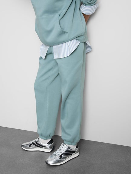 Cotton Blend Cuffed Joggers