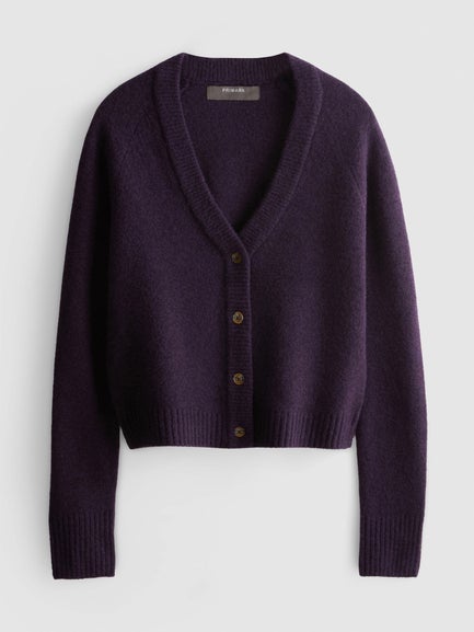 Knitted V-Neck Cardigan