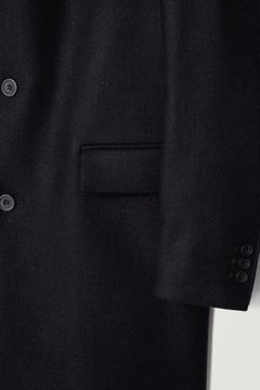 TAILORED WOOL-TWILL COAT — Blue dark 3