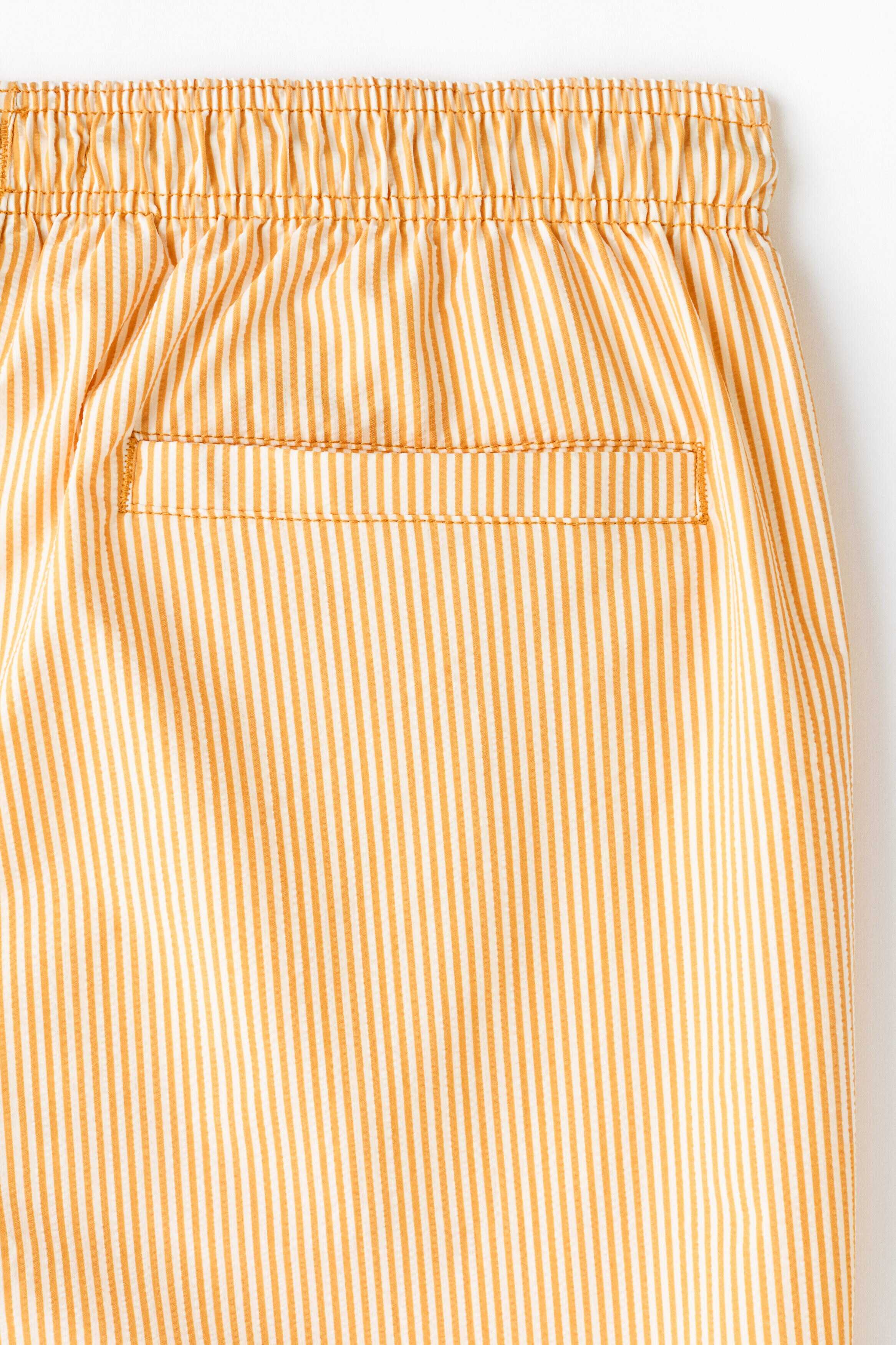 Seersucker swim shorts