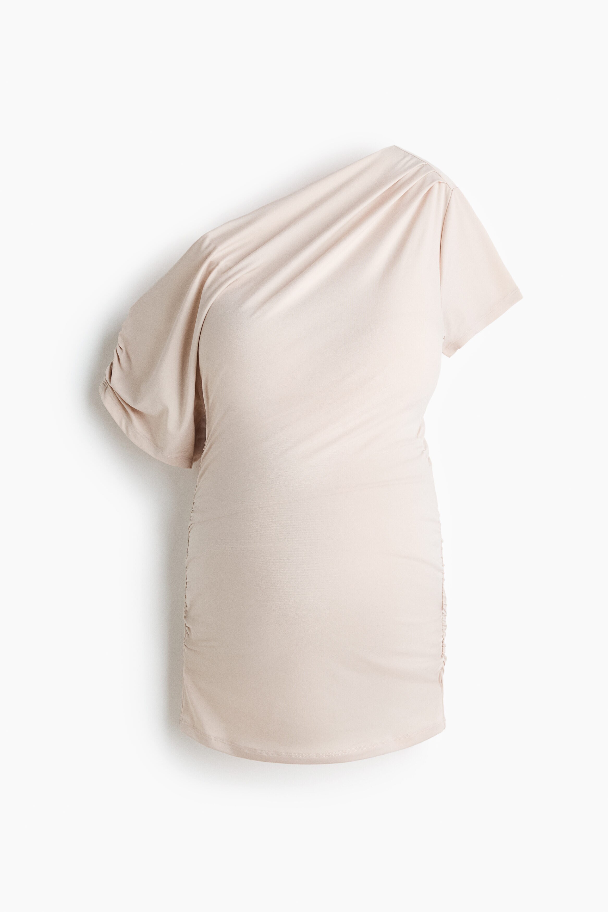 MAMA Draped one-shoulder top