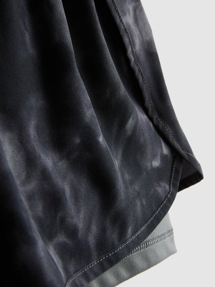Marble Woven Running Shorts