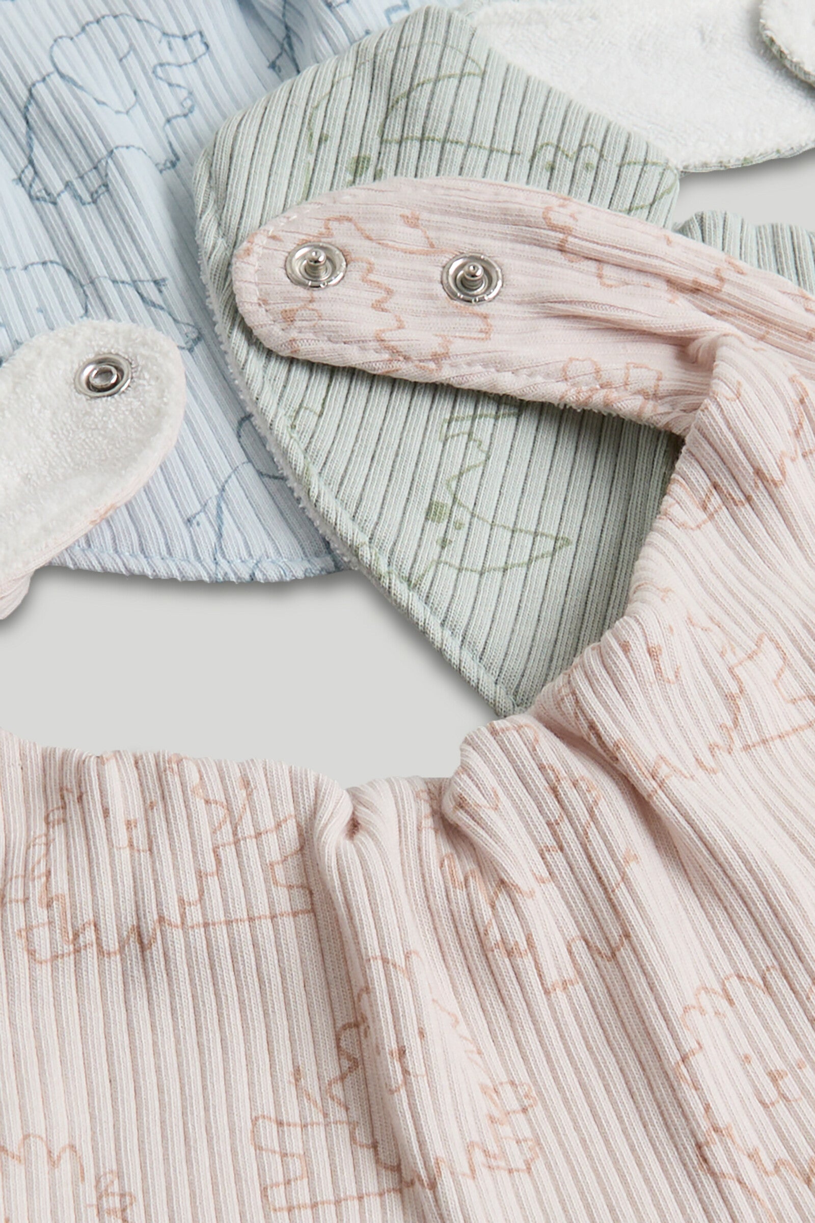 3 Pack Mothercare Dribble Bibs