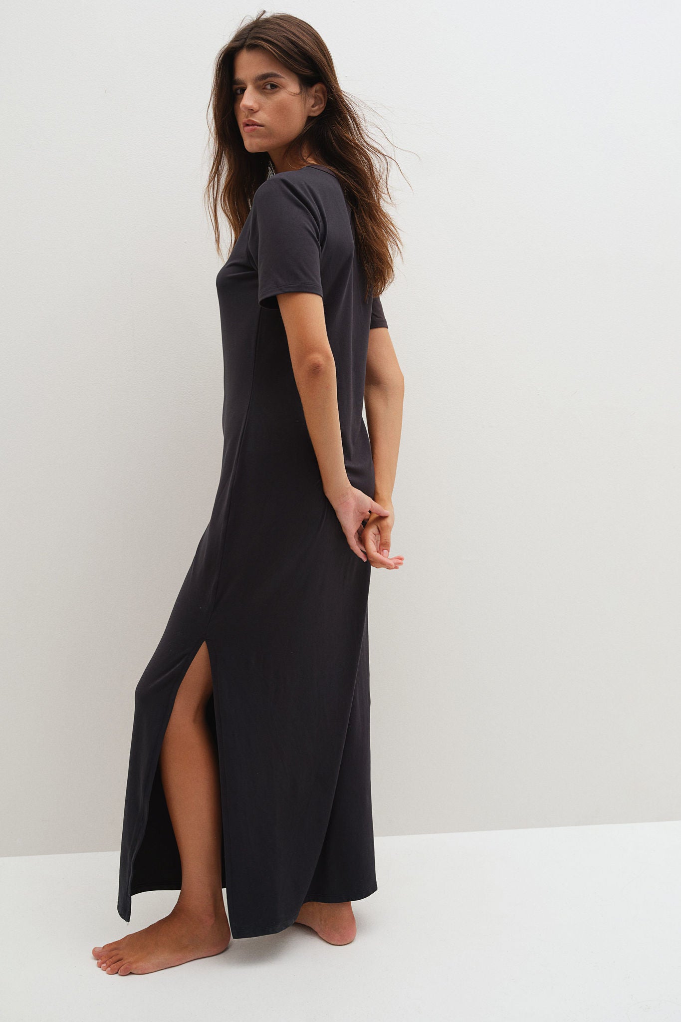 Loose fit t shirt maxi dress best sale