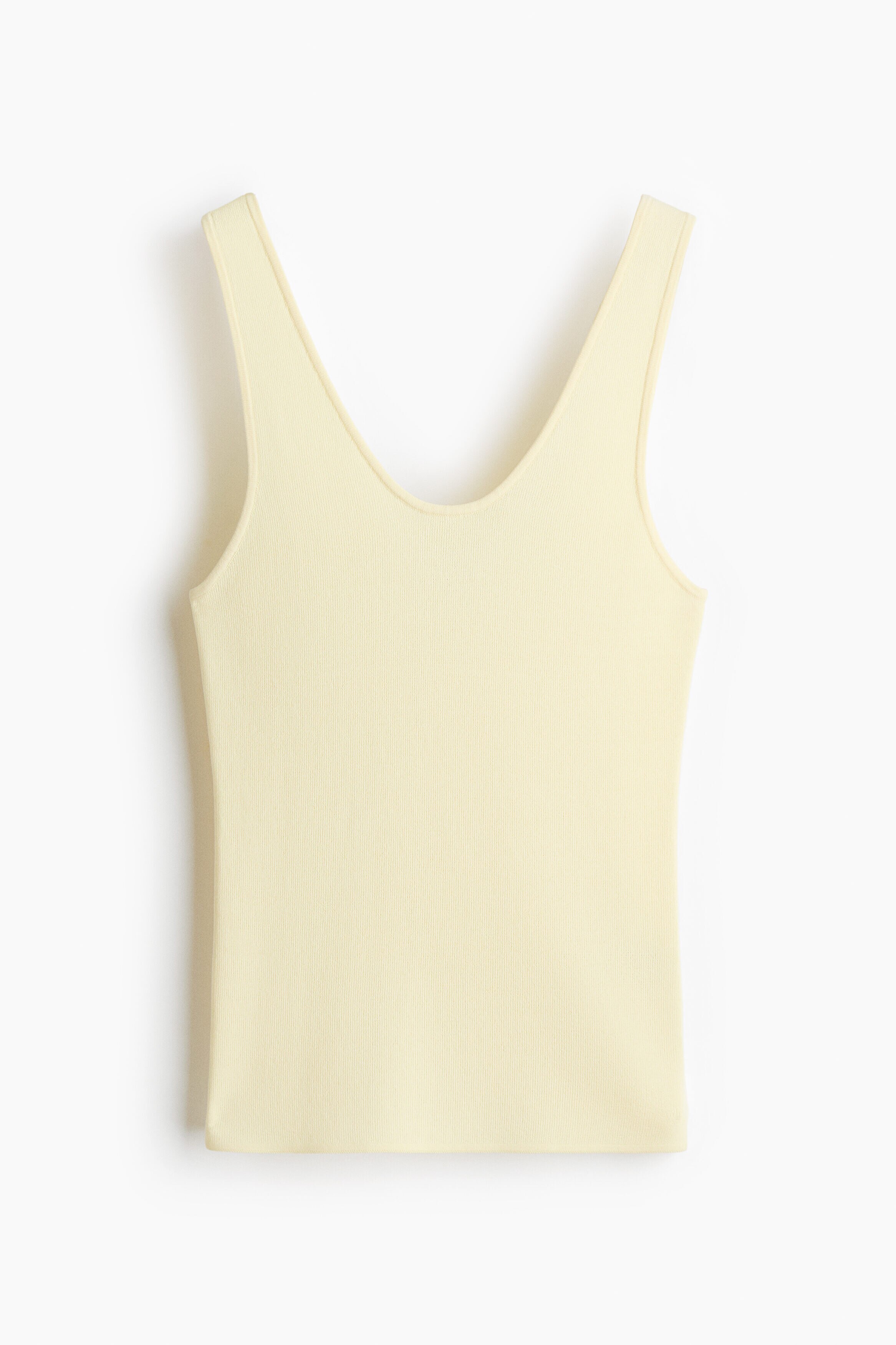 Knitted vest top