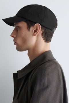 NYLON BASEBALL CAP — Black dark 2