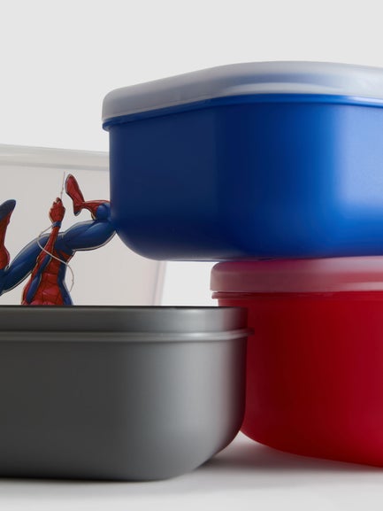 3pk MARVEL Spider-Man Snackpots