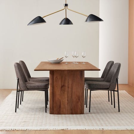 Anton Solid Wood Dining Table (72", 86", 120")
